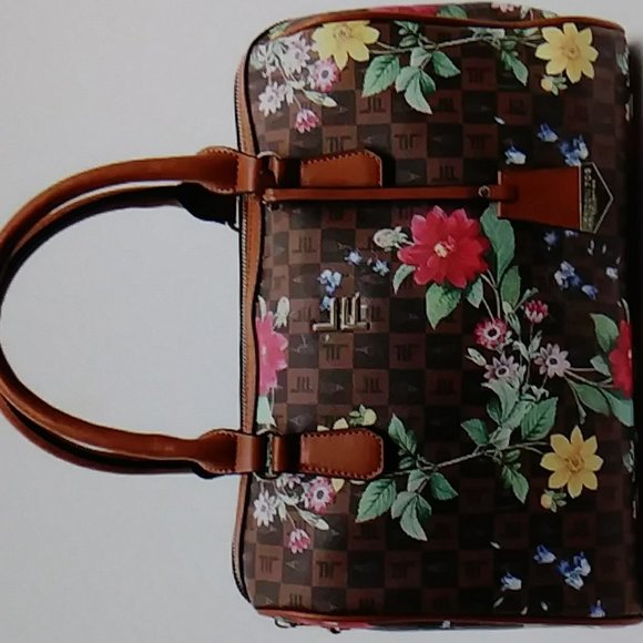 London Fog Calla Signature Satchel Bag - Picture 5 of 15